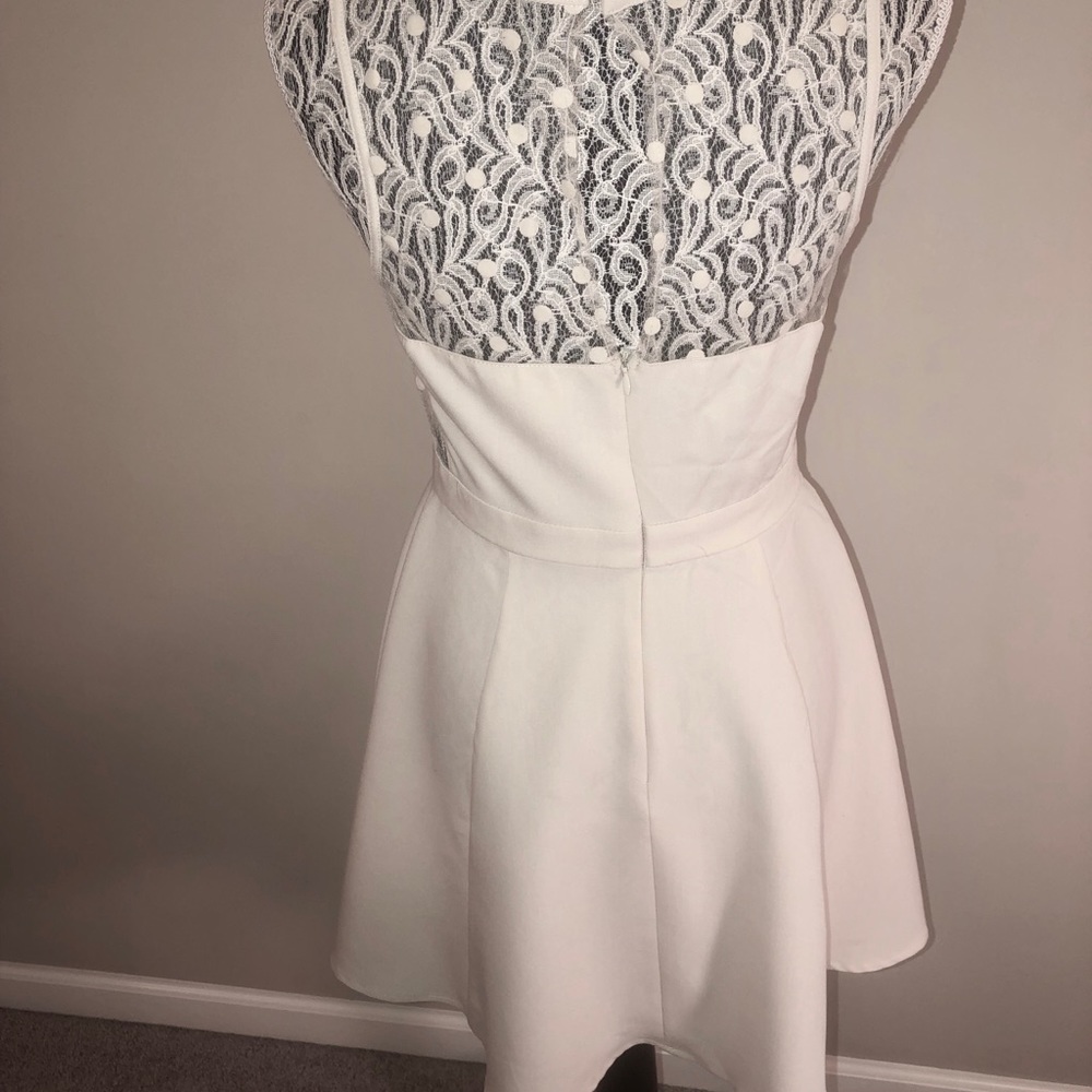 Urban outfitters cream mesh skater dress - Picture 4 of 5